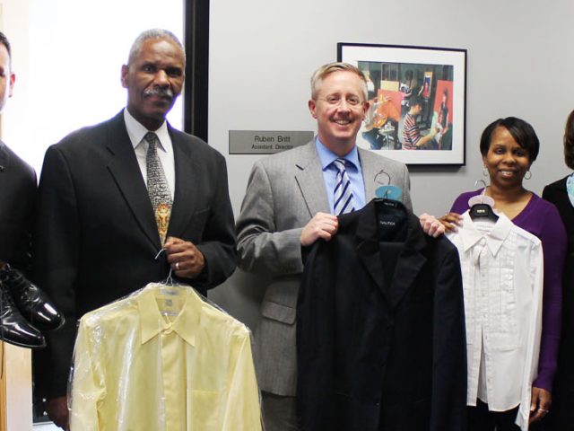 Office of Career Advancement holds garments from the Career Closet