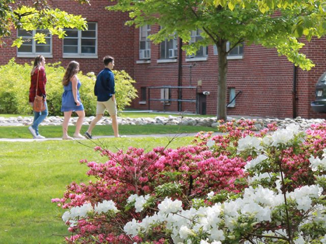 Rowan Students Walking on Campus