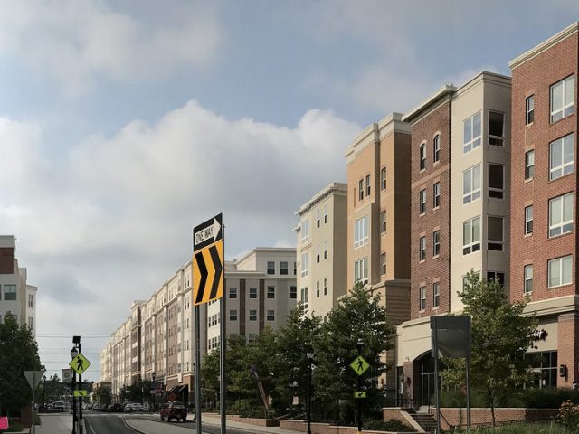 rowan boulevard showing off the hotel and whitney center