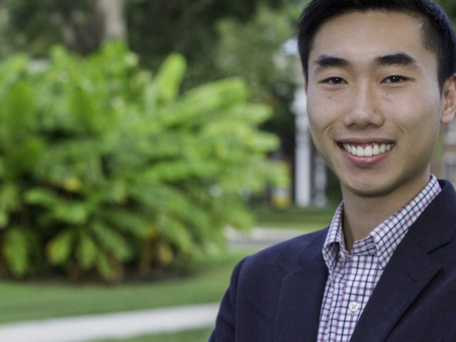 Tyler Jiang on Rowan Universitys campus