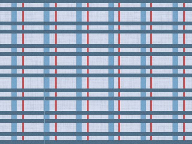 red, blue and white plaid design