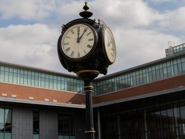 Back of Business Hall at Rowan