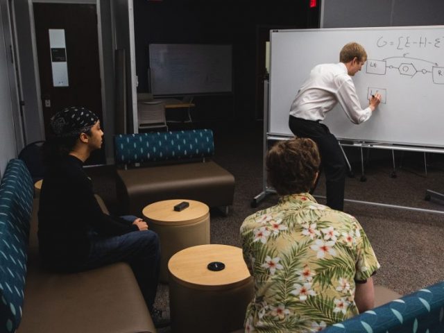 Dr. Erik Hoy teaching his interns