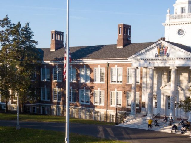 Wideshot of the front of bunch hall