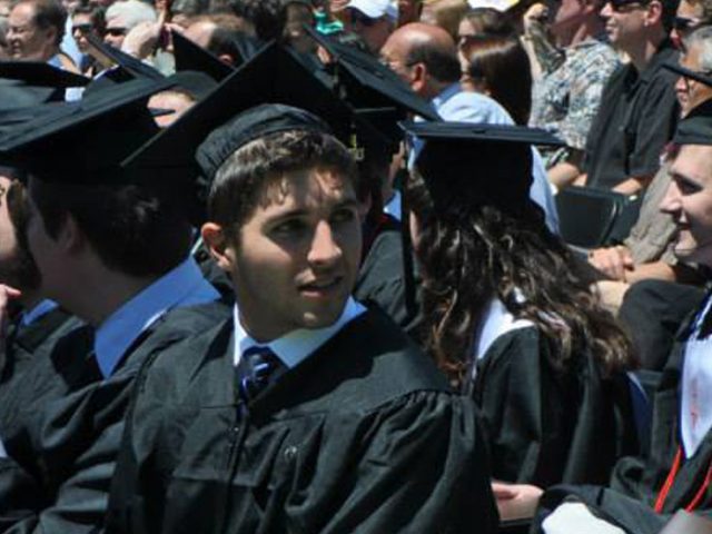 Peter DAmico at his Rowan graduation in 2013