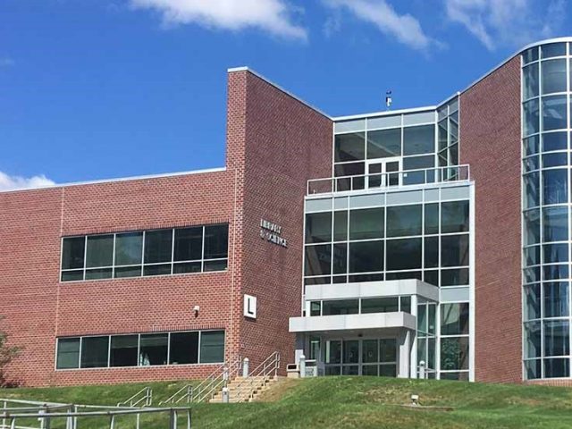 Exterior shot of Sussex County Community College, where Rowan Ed.D. student Ketan Gandhi works