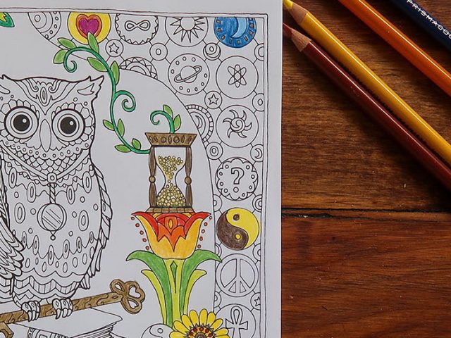 Rowan coloring book pages