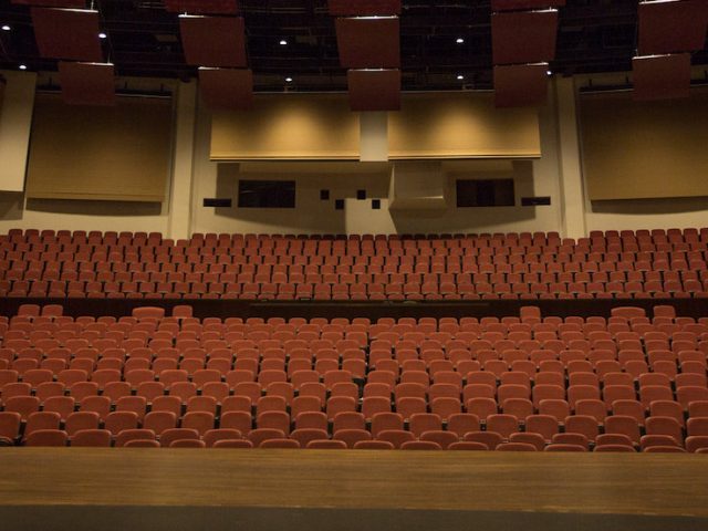 A wide shot of one of Rowans concert halls.