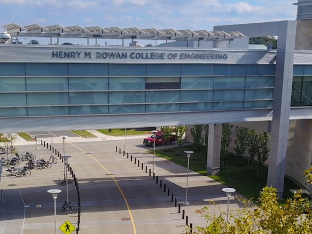 Exterior shot of Engineering Hall.