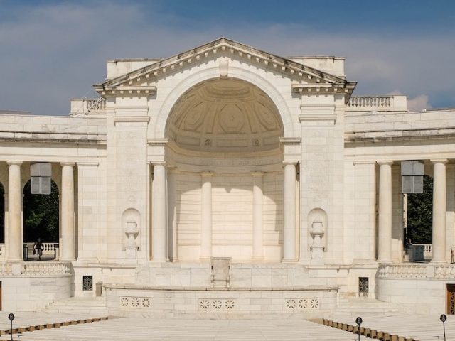 Building at Arlington National Cemetery.