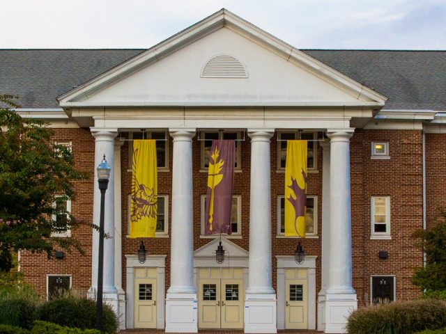 Exterior shot of Chestnut Hall.