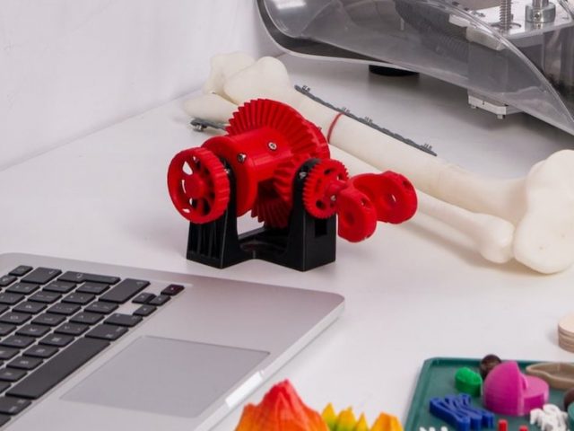 Stock image of 3D printing supplies.