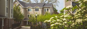 External shot of Townhouses.