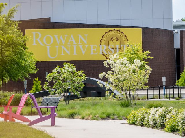 Exterior shot of a walkway near Wilson Hall.