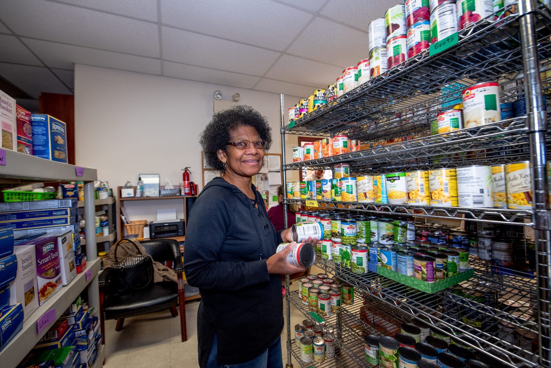 Volunteering with the Glassboro Food Bank