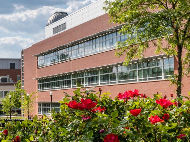 Exterior shot of Science Hall.