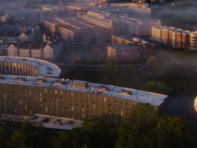 Aerial photo of Rowan Campus.