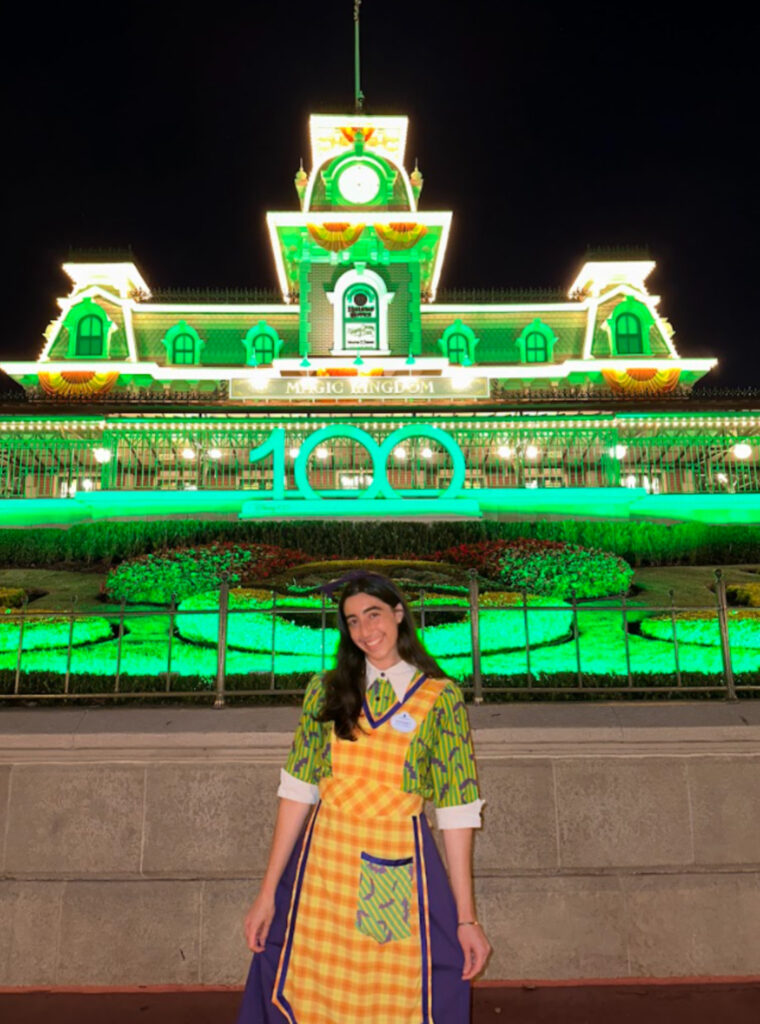 Sydney working a shift at Mickey's Not-So-Scary Halloween Party in Magic Kingdom.