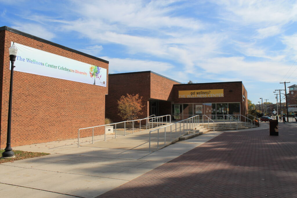 The Wellness Center at Rowan University, located on Route 322.