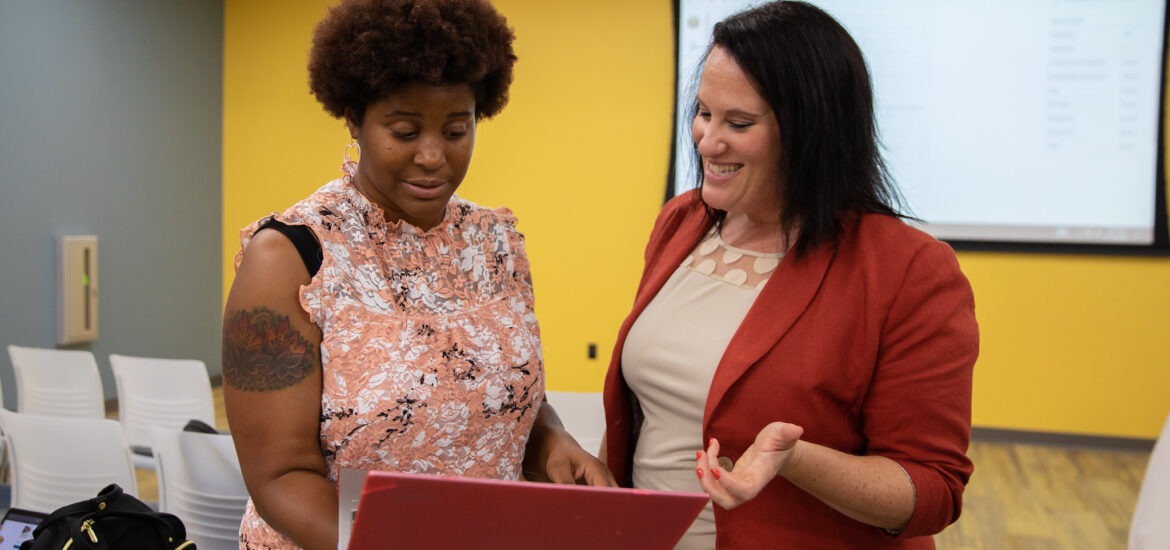 Teachers preparing for career advancement through Rowan University’s online master’s in education administration program