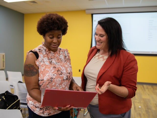 Teachers preparing for career advancement through Rowan University’s online master’s in education administration program