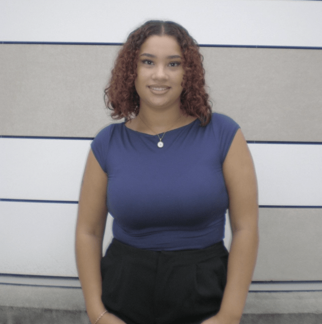 Headshot of Briana T., a public relations and advertising major at Rowan University who took summer classes.