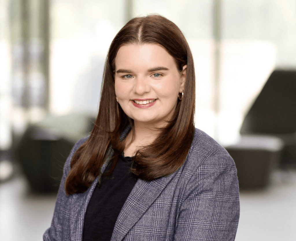 Headshot of Maddie R., Rowan University bachelor's and master's student.