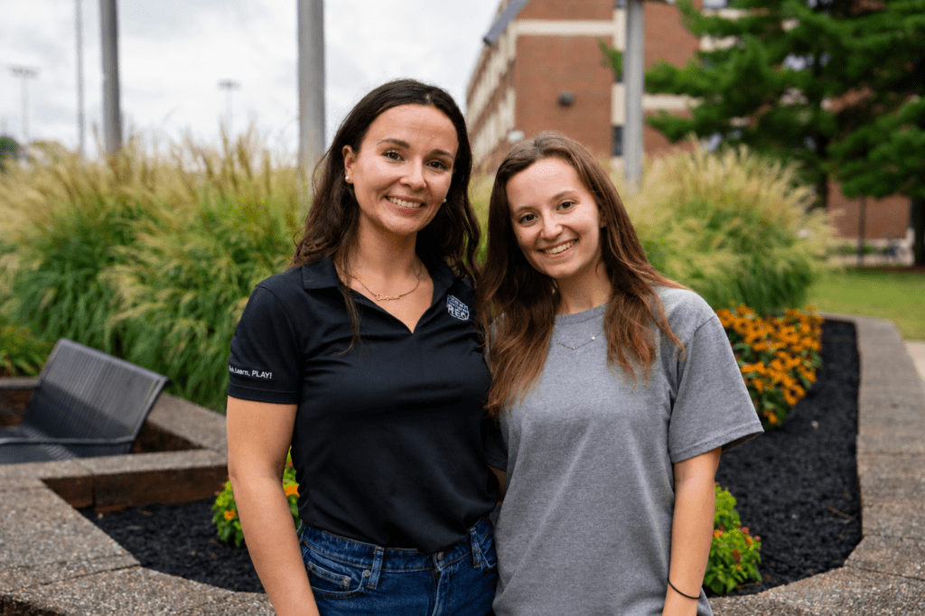 Christina reconnects with her freshman-year roommate during her return to Rowan for graduate school, highlighting the connections that continue well beyond undergrad.